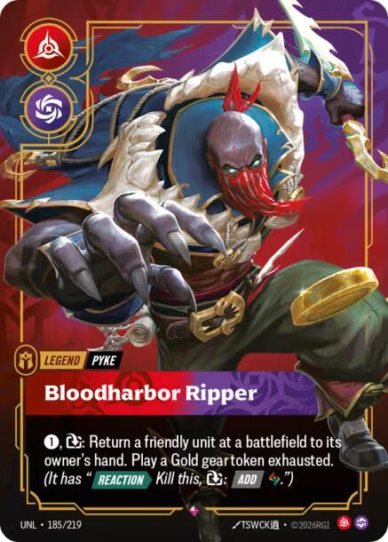 Riftbound: League of Legends Trading Card Game: Pyke - Bloodharbor Ripper card image