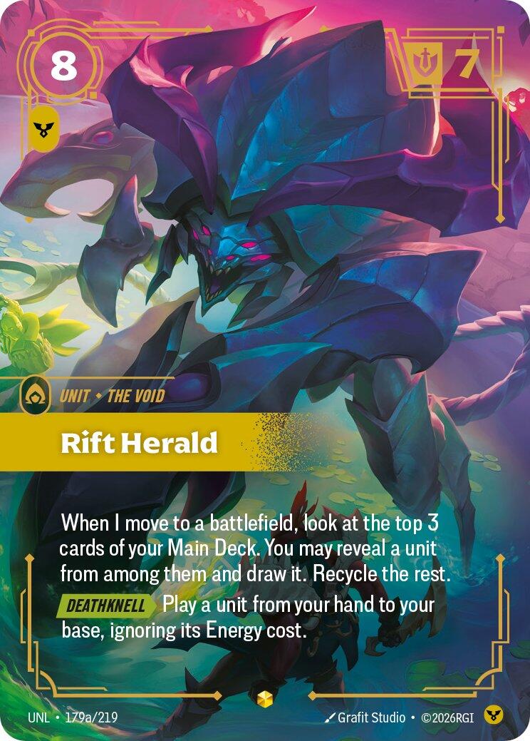 Riftbound: League of Legends Trading Card Game: Rift Herald (Alternate Art) card image