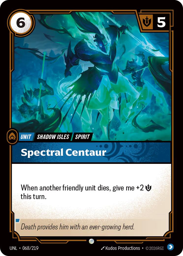 Riftbound: League of Legends Trading Card Game: Spectral Centaur card image
