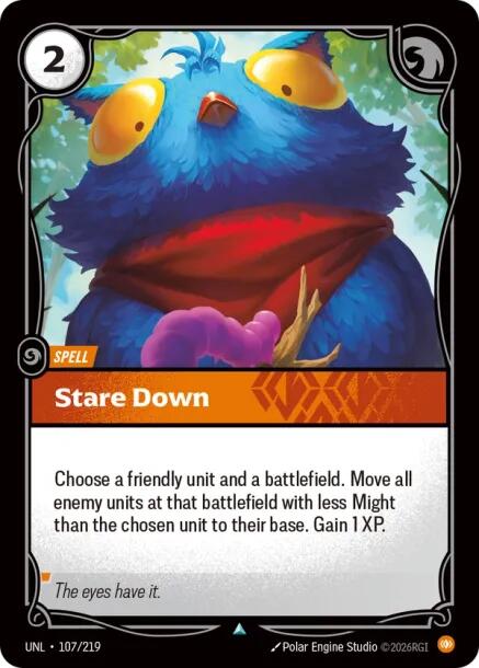 Riftbound: League of Legends Trading Card Game: Stare Down card image