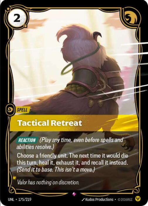 Riftbound: League of Legends Trading Card Game: Tactical Retreat card image