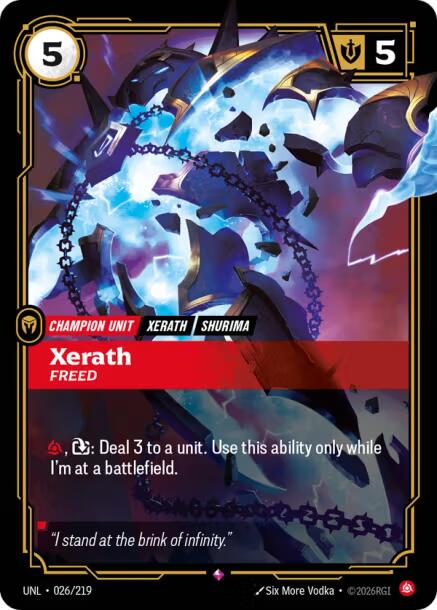 Riftbound: League of Legends Trading Card Game: Xerath - Freed card image