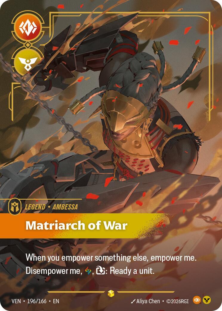Riftbound: League of Legends Trading Card Game: Ambessa - Matriarch of War (Overnumbered) card image