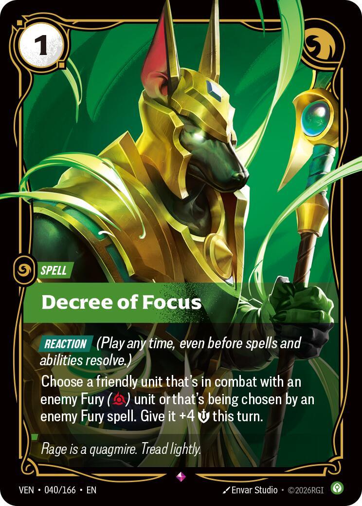 Riftbound: League of Legends Trading Card Game: Decree of Focus card image
