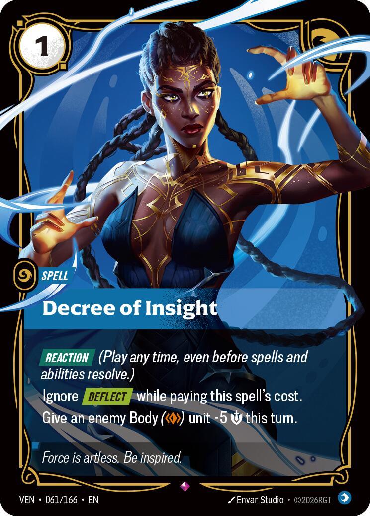 Riftbound: League of Legends Trading Card Game: Decree of Insight card image