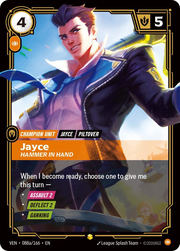 Riftbound: League of Legends Trading Card Game: Jayce - Hammer in Hand (Alternate Art) card image