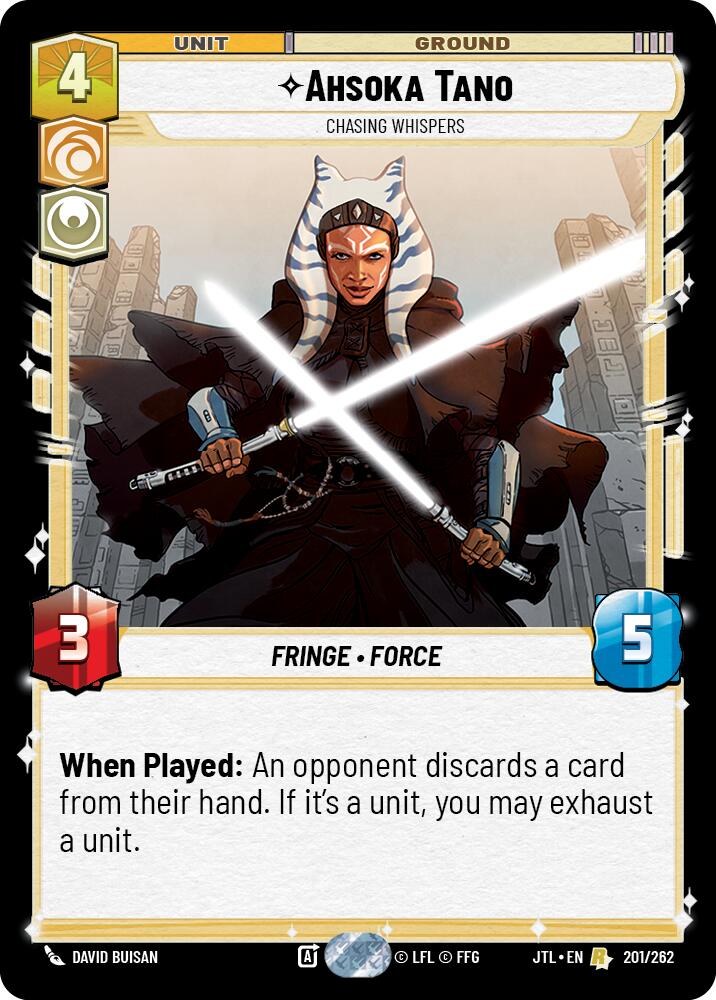 Star Wars: Unlimited: Ahsoka Tano - Chasing Whispers card image