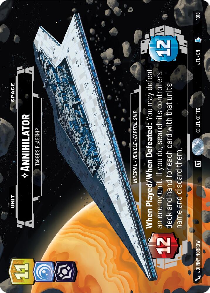 Star Wars: Unlimited: Annihilator - Tagge's Flagship (Prestige) card image