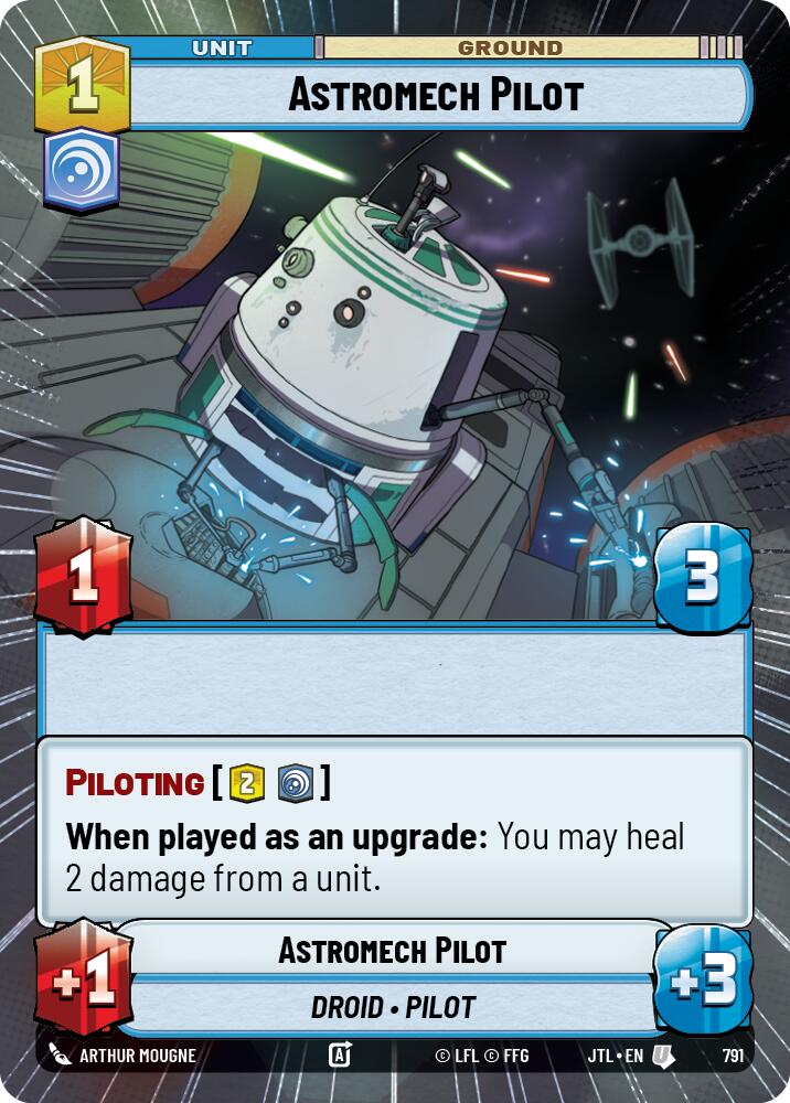 Star Wars: Unlimited: Astromech Pilot (Hyperspace Foil) card image