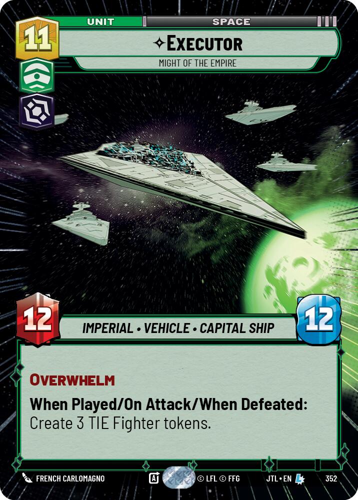 Star Wars: Unlimited: Executor - Might of the Empire (Hyperspace) card image