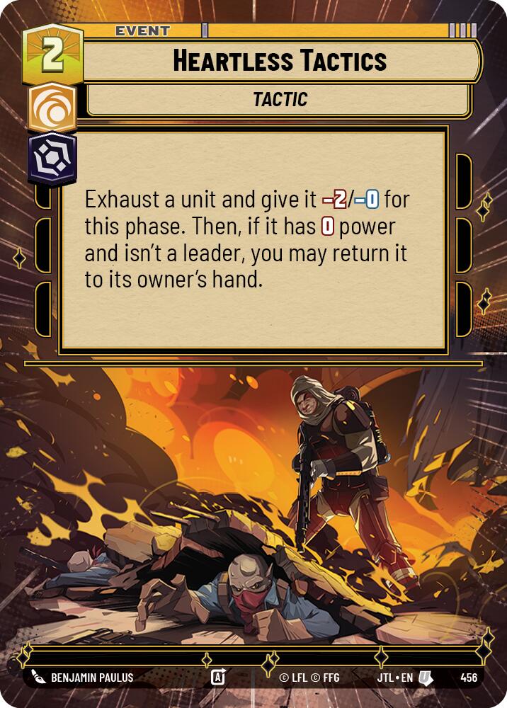 Star Wars: Unlimited: Heartless Tactics (Hyperspace) card image