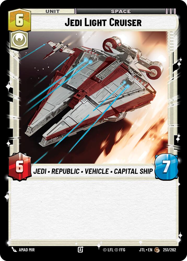 Star Wars: Unlimited: Jedi Light Cruiser card image