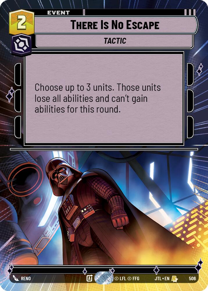Star Wars: Unlimited: There Is No Escape (Hyperspace) card image