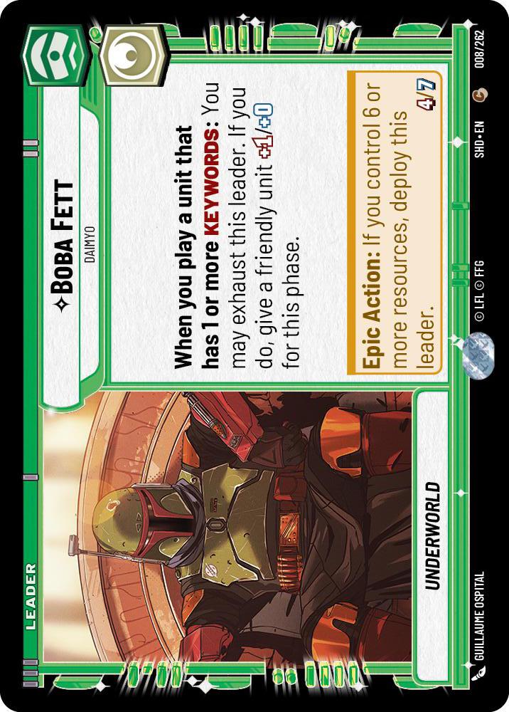 Star Wars: Unlimited: Boba Fett - Daimyo card image