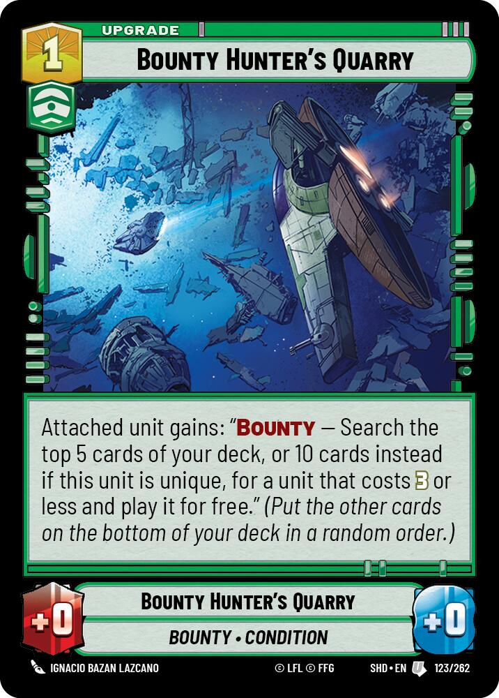 Star Wars: Unlimited: Bounty Hunter's Quarry card image