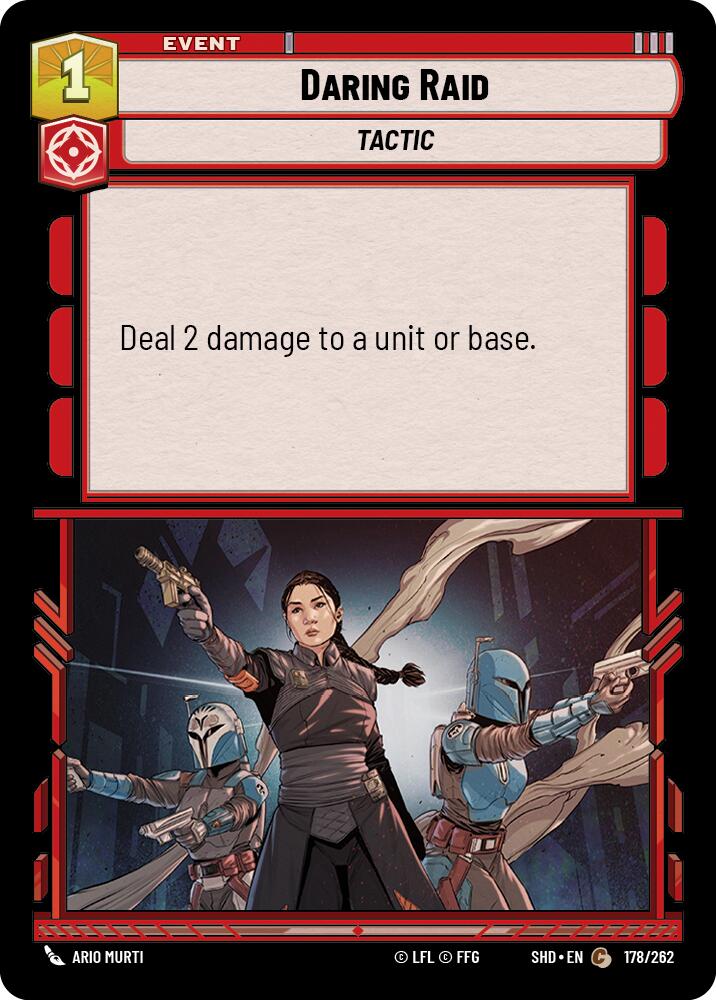 Star Wars: Unlimited: Daring Raid card image