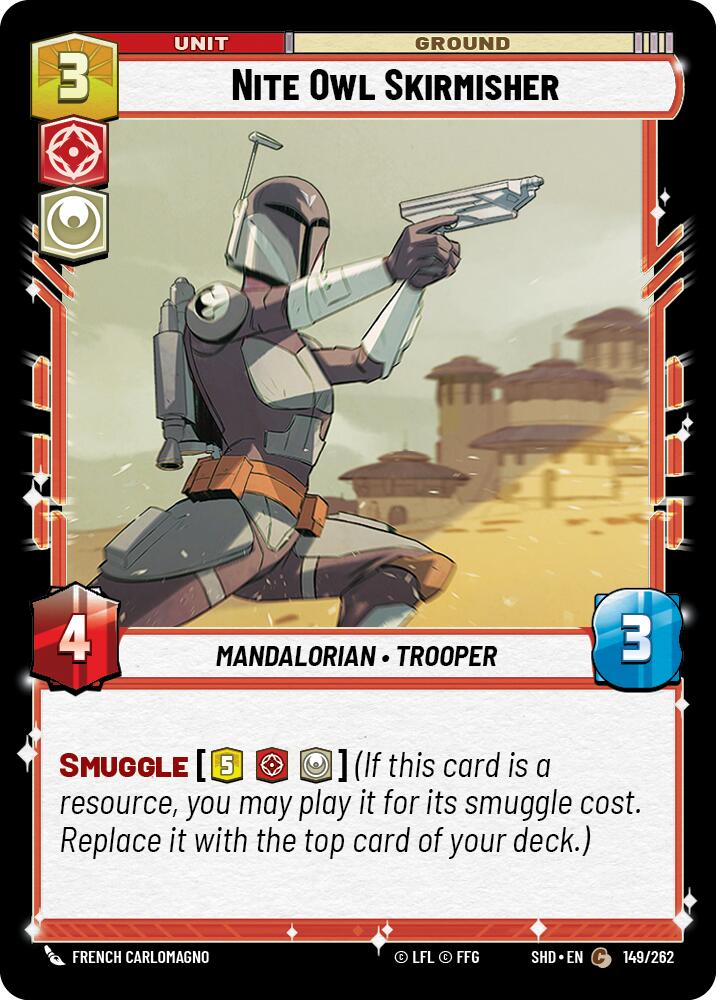 Star Wars: Unlimited: Nite Owl Skirmisher card image
