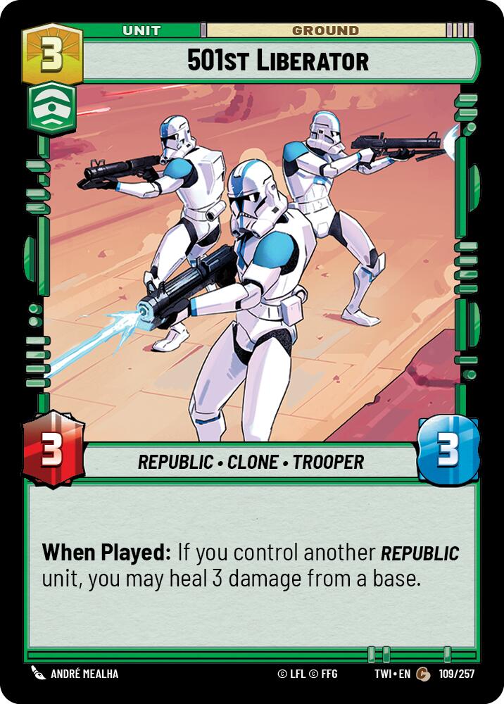 Star Wars: Unlimited: 501st Liberator card image