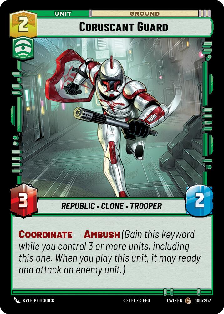 Star Wars: Unlimited: Coruscant Guard card image