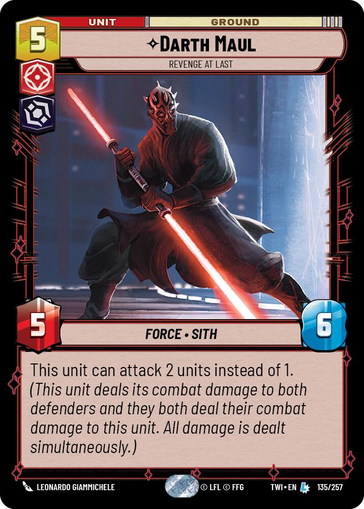Star Wars: Unlimited: Darth Maul - Revenge at Last card image