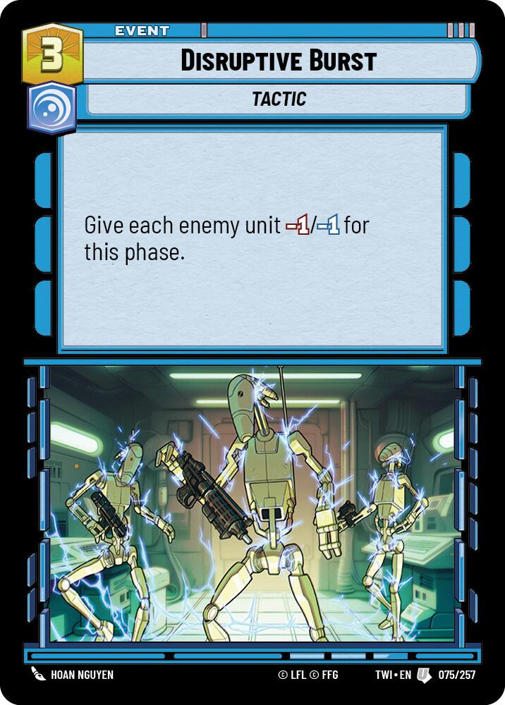 Star Wars: Unlimited: Disruptive Burst card image