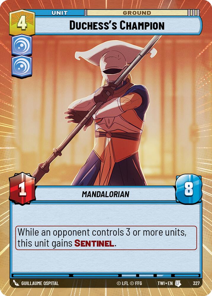 Star Wars: Unlimited: Duchess's Champion (Hyperspace) card image