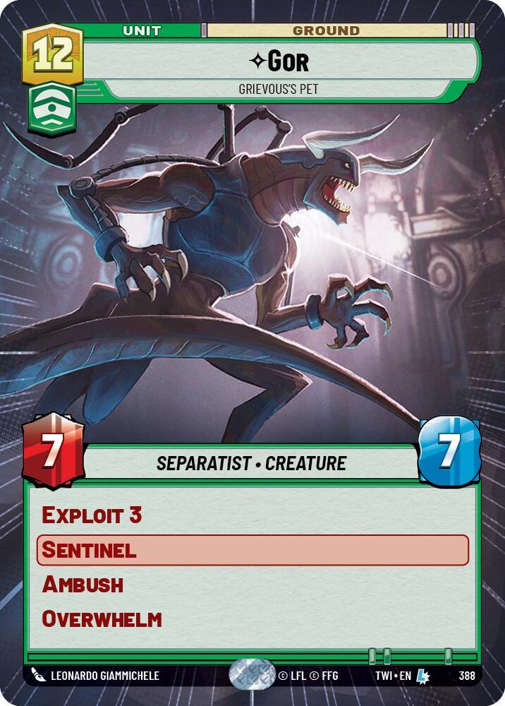 Star Wars: Unlimited: Gor - Grievous's Pet (Hyperspace) card image