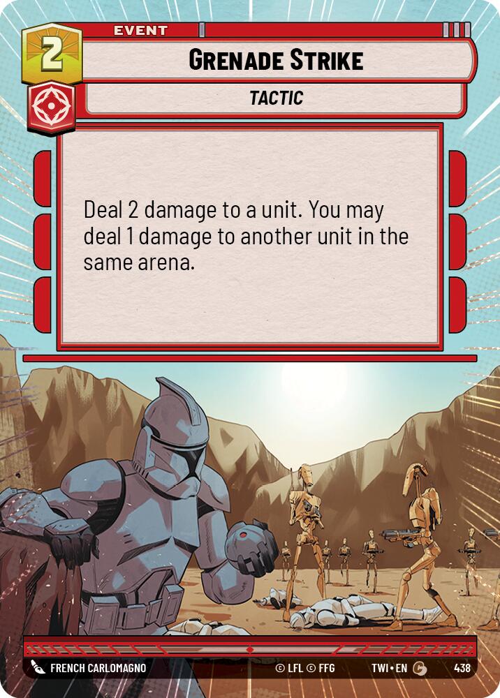 Star Wars: Unlimited: Grenade Strike (Hyperspace) card image