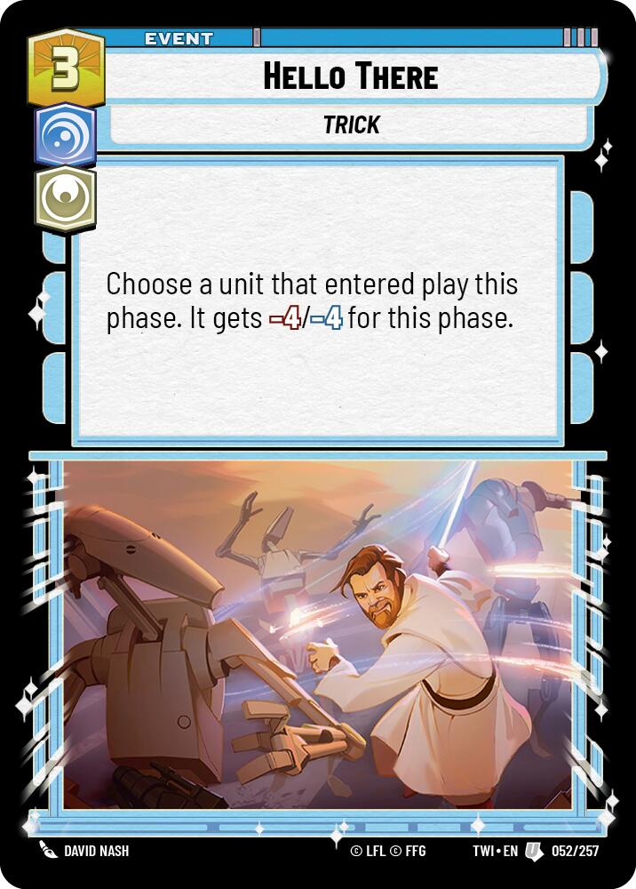 Star Wars: Unlimited: Hello There card image