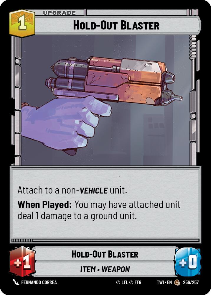 Star Wars: Unlimited: Hold-Out Blaster card image