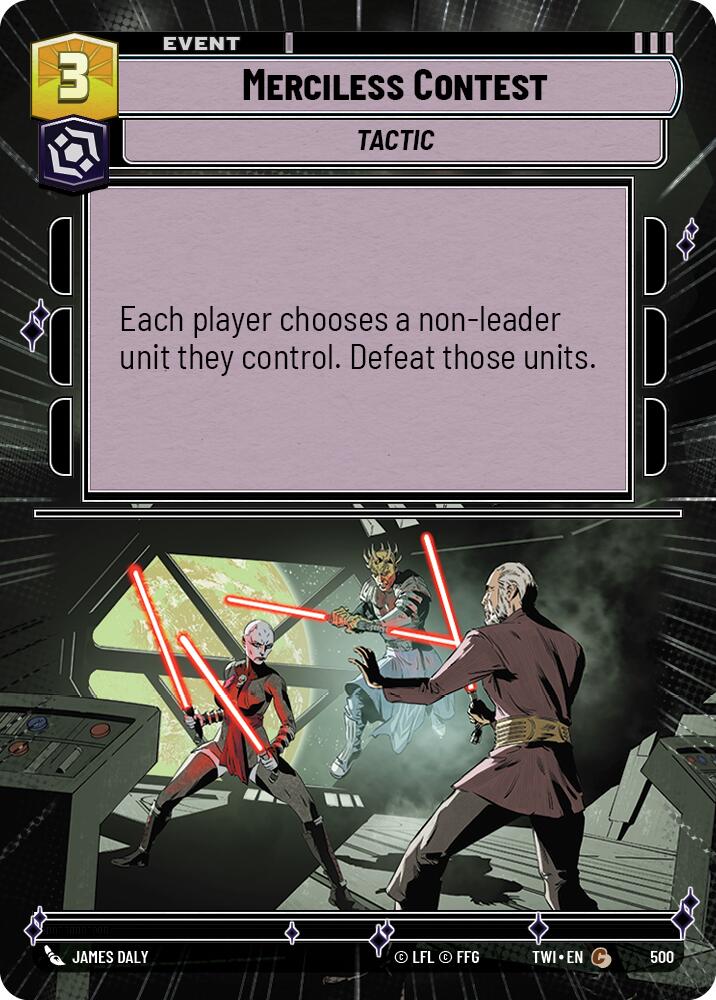 Star Wars: Unlimited: Merciless Contest (Hyperspace) card image