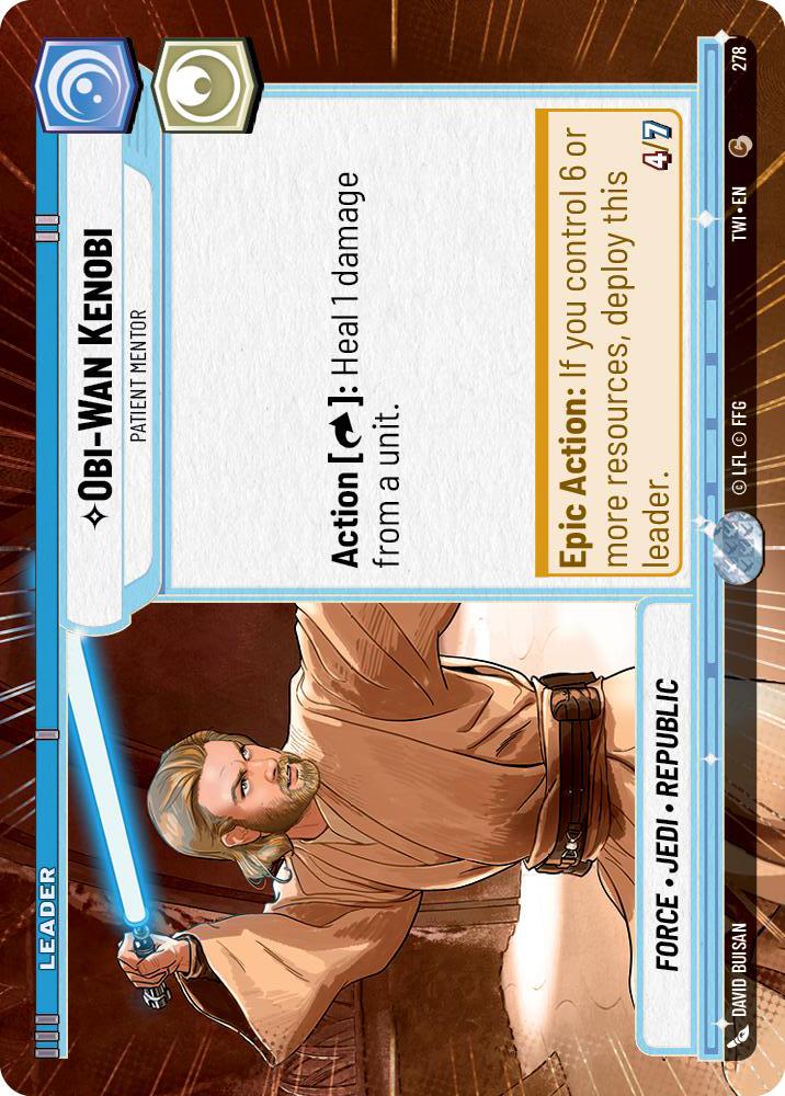 Star Wars: Unlimited: Obi-Wan Kenobi - Patient Mentor (Hyperspace) card image