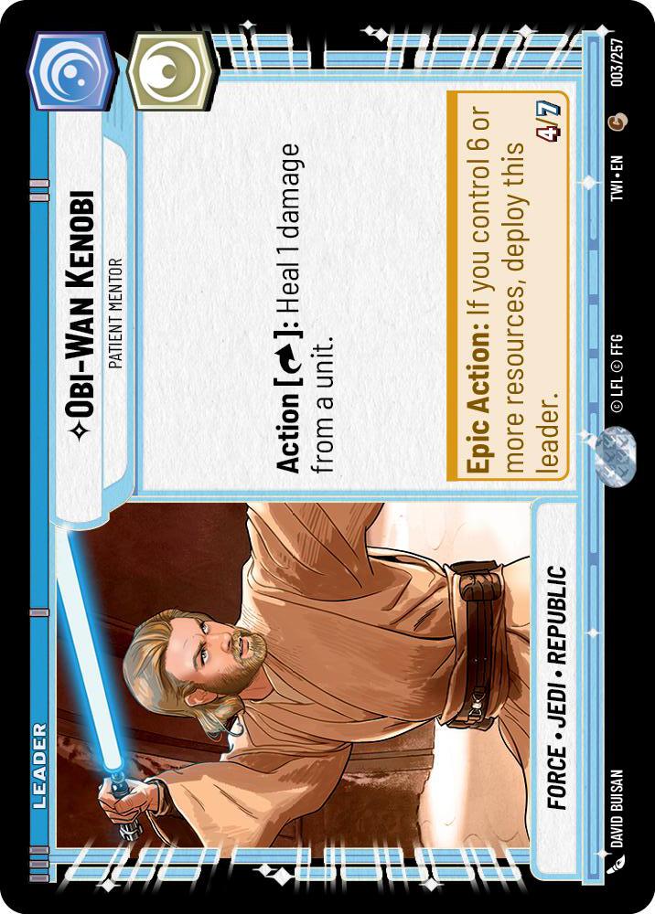 Star Wars: Unlimited: Obi-Wan Kenobi - Patient Mentor card image