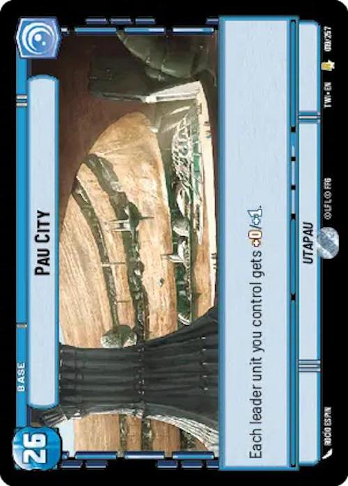 Star Wars: Unlimited: Pau City card image