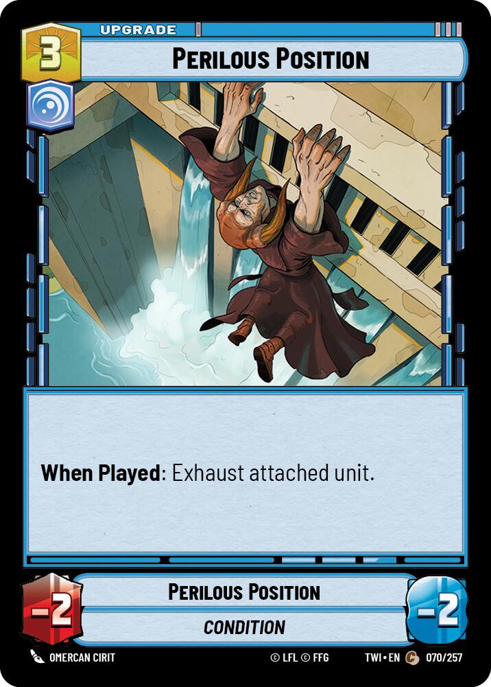 Star Wars: Unlimited: Perilous Position card image