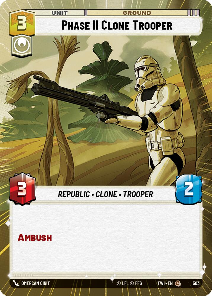 Star Wars: Unlimited: Phase II Clone Trooper (Hyperspace) card image