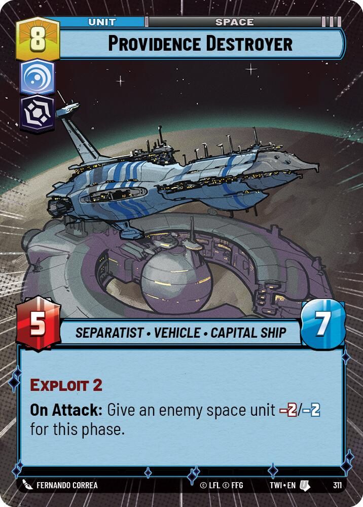Star Wars: Unlimited: Providence Destroyer (Hyperspace) card image