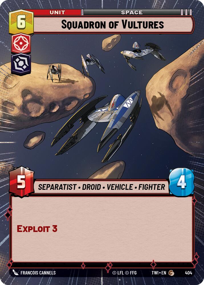 Star Wars: Unlimited: Squadron of Vultures (Hyperspace) card image