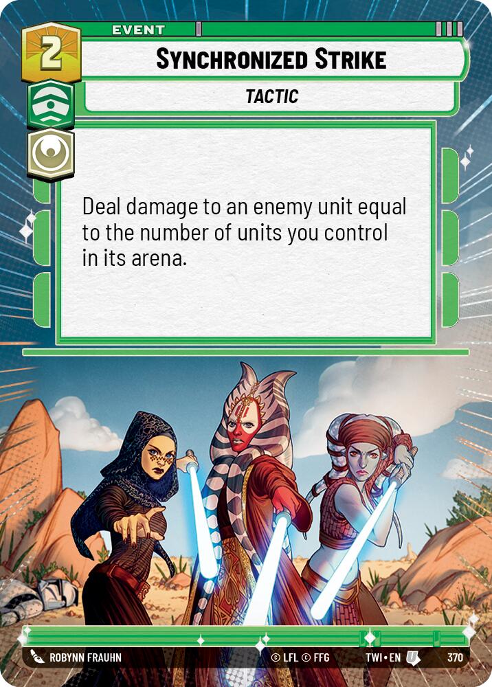 Star Wars: Unlimited: Synchronized Strike (Hyperspace) card image