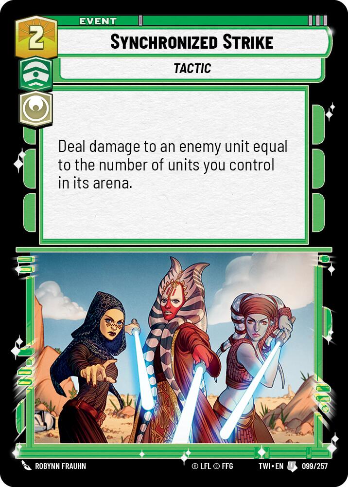Star Wars: Unlimited: Synchronized Strike card image