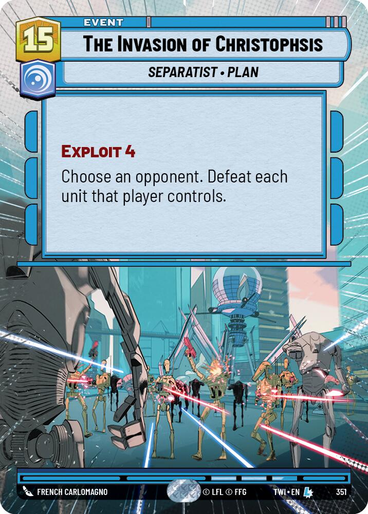 Star Wars: Unlimited: The Invasion of Christophsis (Hyperspace) card image