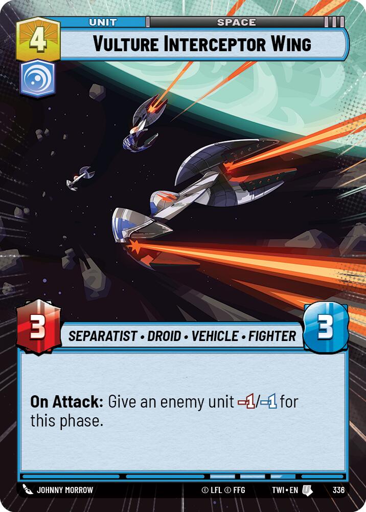 Star Wars: Unlimited: Vulture Interceptor Wing (Hyperspace) card image