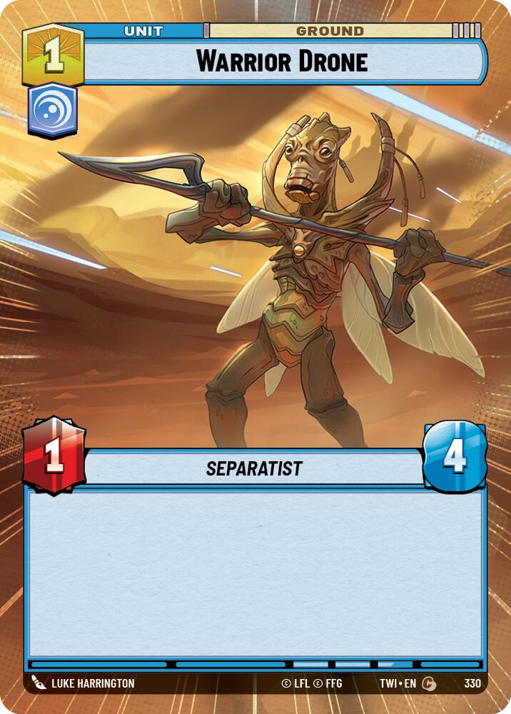 Star Wars: Unlimited: Warrior Drone (Hyperspace) card image