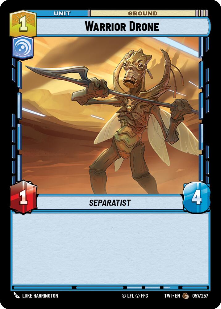 Star Wars: Unlimited: Warrior Drone card image
