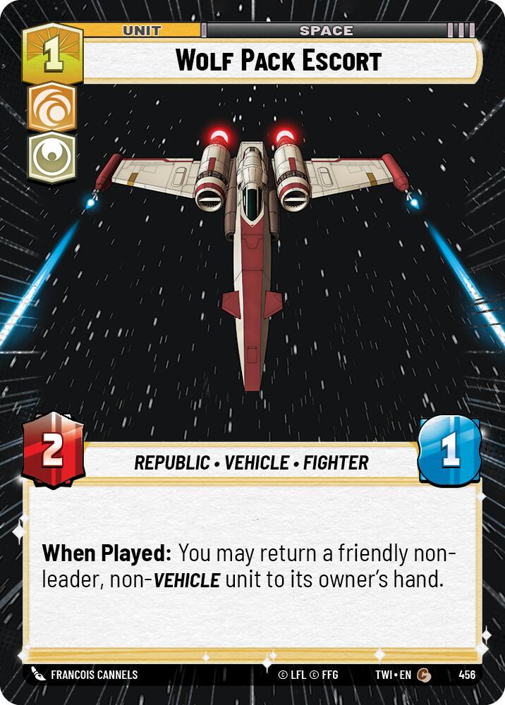 Star Wars: Unlimited: Wolf Pack Escort (Hyperspace) card image