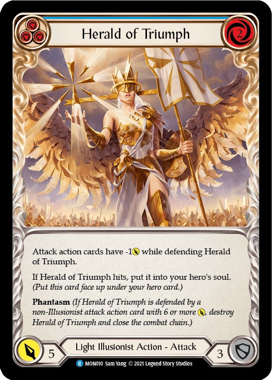 Flesh and Blood TCG: Herald of Triumph (Blue) image