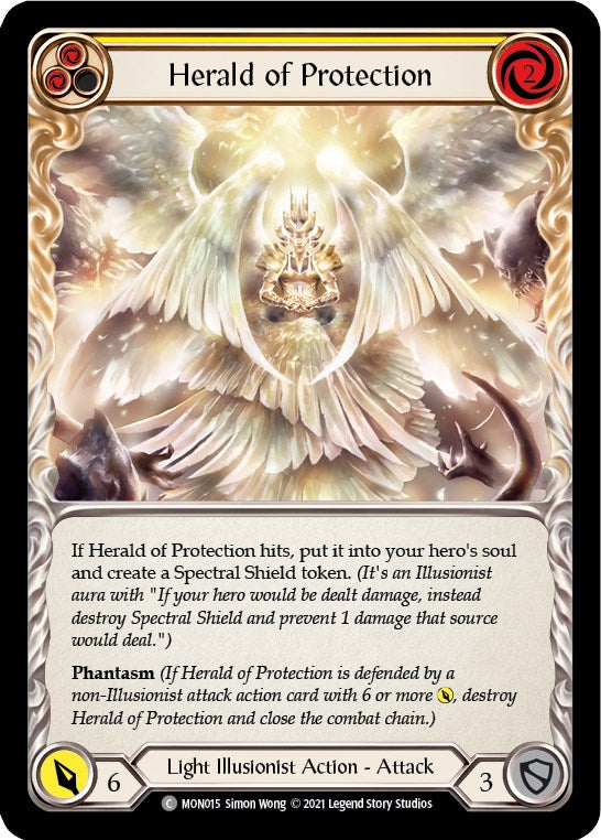 Flesh and Blood TCG: Herald of Protection (Yellow) image