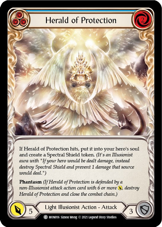 Flesh and Blood TCG: Herald of Protection (Blue) image
