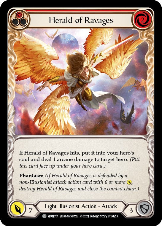 Flesh and Blood TCG: Herald of Ravages (Red) image