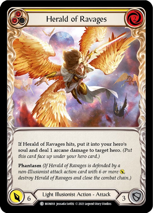 Flesh and Blood TCG: Herald of Ravages (Yellow) image